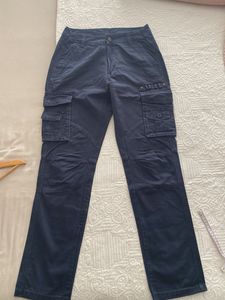 Men's Navy Blue Cargo Pants