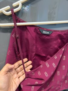 BURGUNDY FESTIVE CO-ORD SET