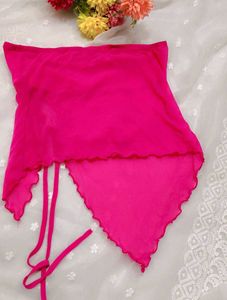 Y2K Strapless Butterfly Top