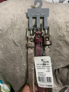New Set Of 3 Womens Belt