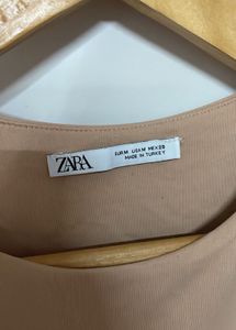 ZARA Medium nude bodysuit