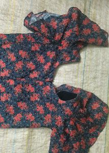Set of  2 floral print dresses