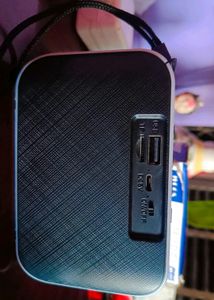 Brand New Woos Company Bass Wireless Speaker.            1- wireless.   2- Playing Time:3-4 hours.   3- Play USB Storage Device.     4- With Mic For Hands- Free Phone Call Function.   5- Splash proof