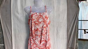 5829. Tropical Print Maxi Dress