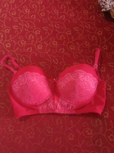 Women's Pink Lace Bra &amp; Panty Set