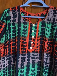Vibrant Printed Cotton Kurta
