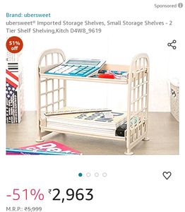 Double Layer Storage Organizer
