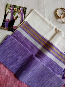 Elegant Lavender Kurta Set with Dupatta