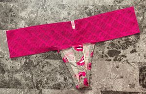 Hot pink Victoria’s Secret lace panty
