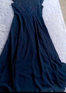 Elegant Navy Blue Dress. offer price 💕