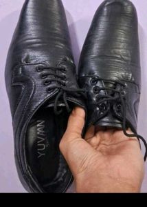 Men's Black Leather Formal Shoes