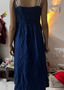 TRENDS Blue Printed Button-Down Kurta
