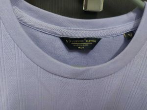 Lavender Ribbed Crewneck Hoodie