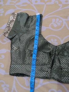 Green Embroidered Blouse for Sarees