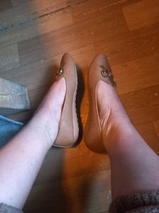 Cute Asena Collection Tan Flats
