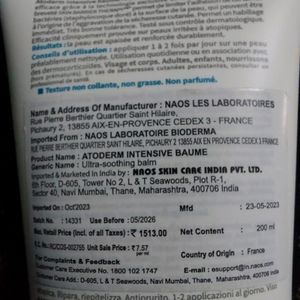 Bioderma Intensive Baume