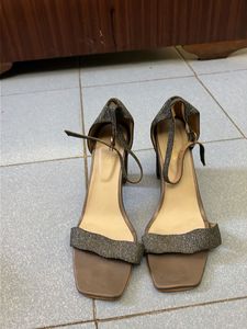 Sparkly Block Heels