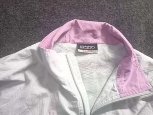 Kappa White &amp; Purple Track Jacket