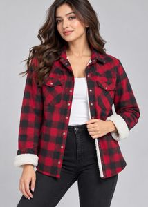 Cozy Red & Black Plaid Flannel Shirt