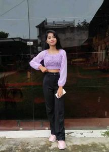 Desh premium quality lavender top for you 💖