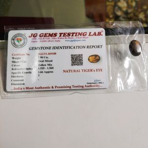 7.90 Carat Natural Tiger Eye Stone Gemstone .