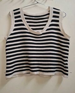Striped Knit Tank Top