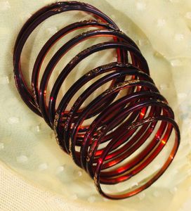 💫Glossy Finished Set of 21 Glass Bangles 💫
