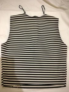 Zara Stripe Black And White Top
