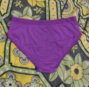 Purple Cotton Briefs