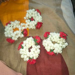 Beautiful Jasmine and Rose Garlands