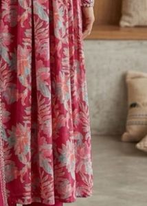 Floral Print nyra chinnon Kurta set