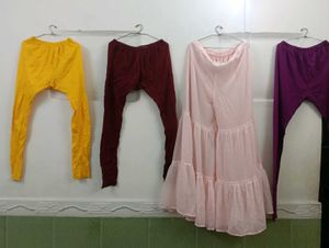 Set of 4 Women's Ethnic Bottoms