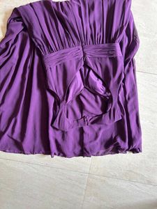 Elegant Purple Maxi Dress