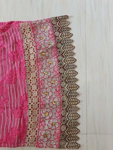 Beautiful Pink Embroidered Kurta