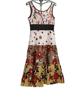 Vintage MOSCHINO Jeans Floral Midi Dress