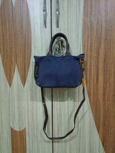 Stylish Navy Blue Tote Bag