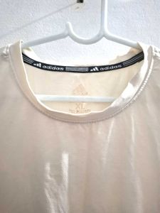 Adidas Men's White T-Shirt