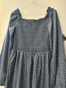 Blue Floral Dress