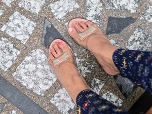 pvc transparent sandal