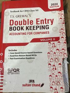 T.S. Grewal's Double Entry Book Keeping Vol II