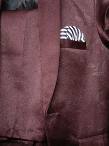 Burgundy Suit Set