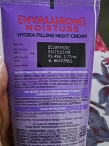 L'Oreal Hyaluron Night Cream (180ml)