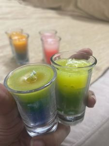 Set of 6 Shot Glass Scented Candles