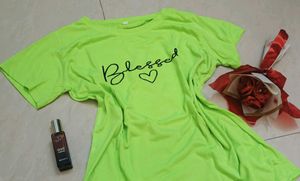 Neon Blessed Heart T-Shirt