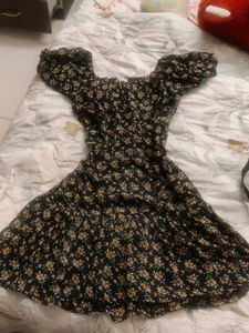 Floral Print Mini Dress