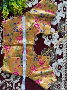Vibrant Brocade Peacock Blouse