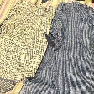 Two Women's Kurta and skirt