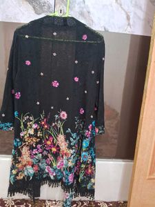 Floral Print Black shrug