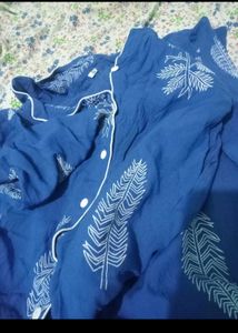 Floral Print Night Suit