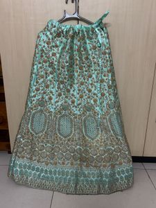 Embroidered Silk Lehenga